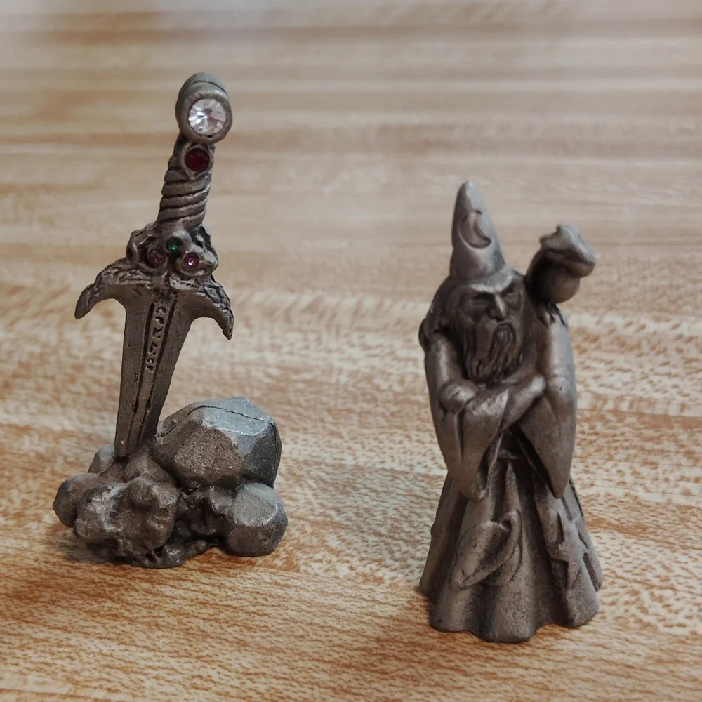 Fantasy Pewter Figurine Set - Picture 8 of 12